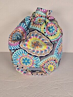 NWOT Vera Bradley SUNNY MEDALLION Ditty Bag Laundry Beach Travel Lined Bag Tote